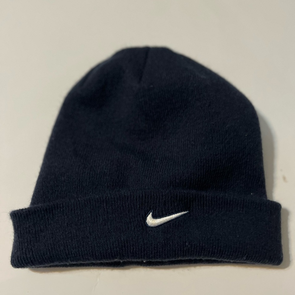 Nike Midnight Black Knit Beanie